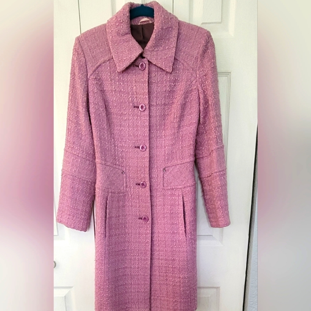 Collection B Pink Trench Coat